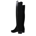 Stuart Weitzman Black Leather Over The Knee ST-15039031935241-EU37.5/US7.5