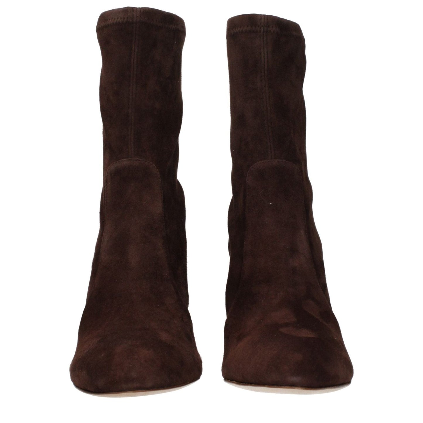 Stuart Weitzman Brown Leather Ankle Boots ST-15063716888841-EU40/US10