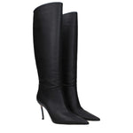 Casadei Black Leather High Heel Boots CA-15063756308745-EU36/US6