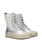 Philippe Model Gray Leather Ankle Boots PH-15068716826889-EU37/US7