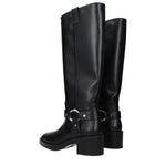 Stuart Weitzman Black Leather High Heel Boots ST-15039028003081-EU36.5/US6.5