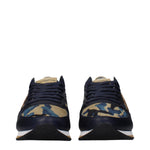 Philippe Model Blue Leather Low Tops PH-15084675563785-EU41/US8
