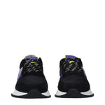Philippe Model Black Fabric Athletic Sneakers