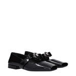 Versace Black Leather Ballet Flats VE-15161649660169-EU41/US11