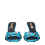 Versace Light Blue Leather Stiletto Heels Sandals VE-15161679905033-EU36/US6