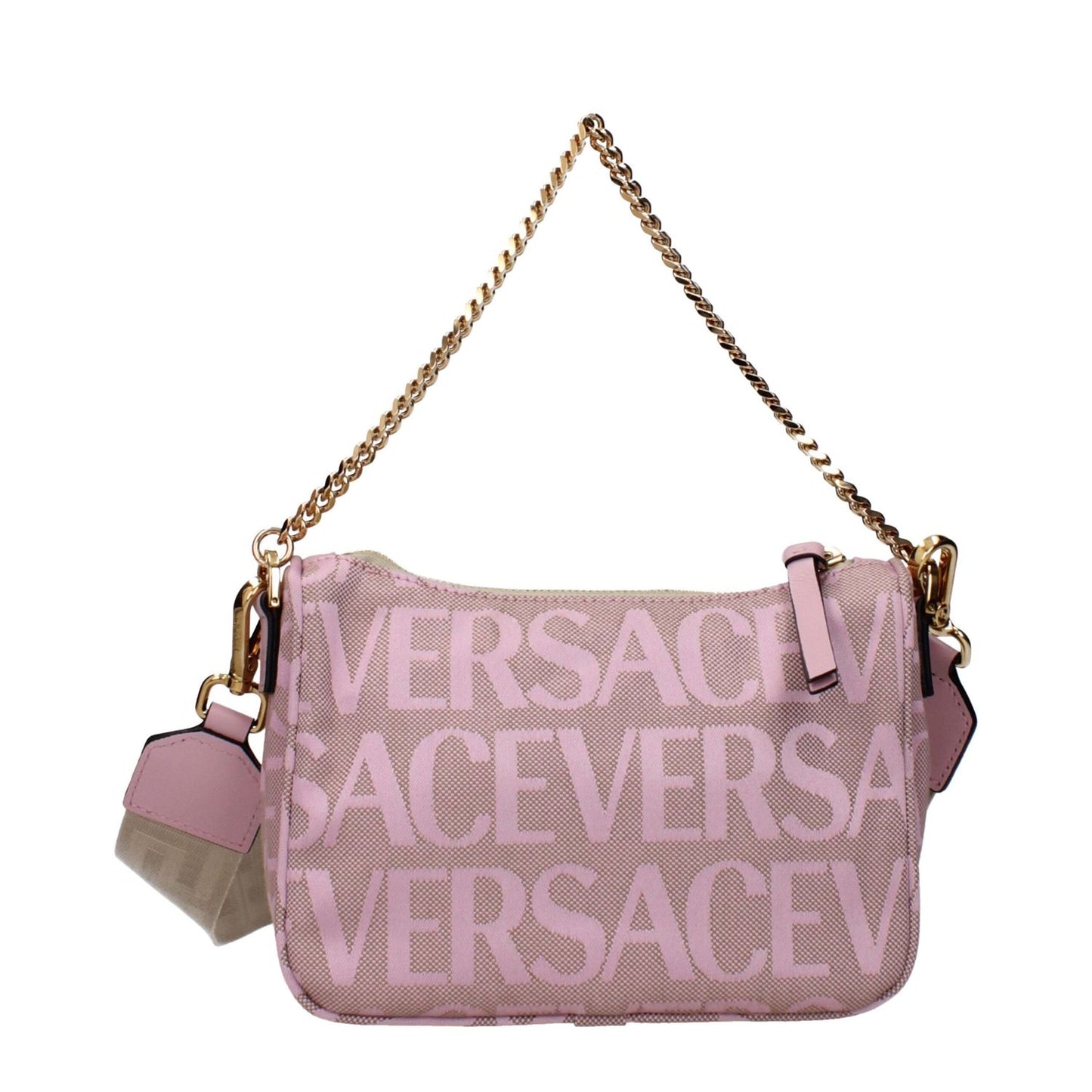 Versace Pink Fabric Handbags VE15164572860681BT