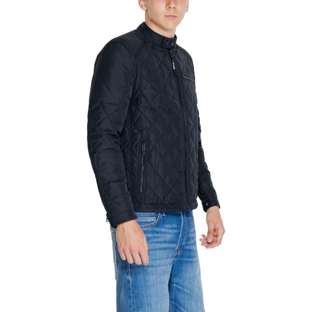 Replay Black Polyamide Jackets & Coat