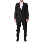 Dolce & Gabbana Dark Gray Wool Single Breasted 2 Piece Suit KOS2364-52