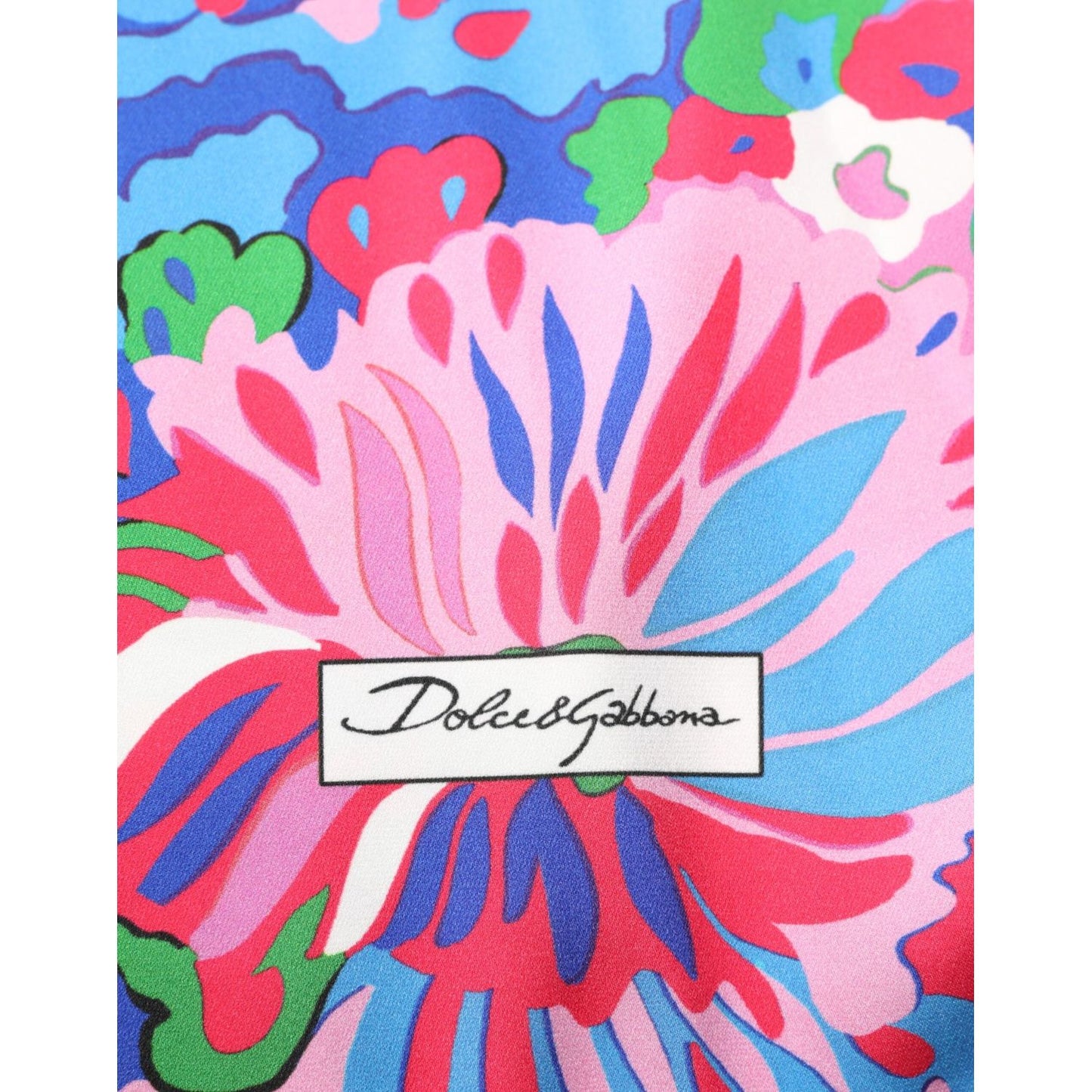 Dolce & Gabbana Multicolor Floral Printed Tunic Blouse Top TSH90592-44