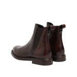 Dolce & Gabbana Brown Chelsea Leather Mid Calf Boots Shoes MV7733-40