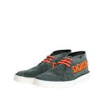 Dolce & Gabbana Green Derby Logo Casual Men Sneakers Shoes MV7679-44