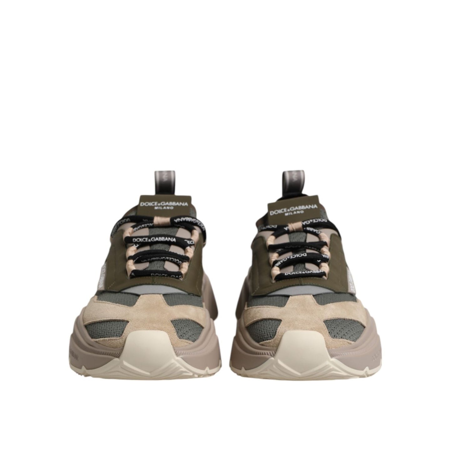 Dolce & Gabbana Multicolor Daymaster Low Top Sneakers Shoes MV7790-42.5