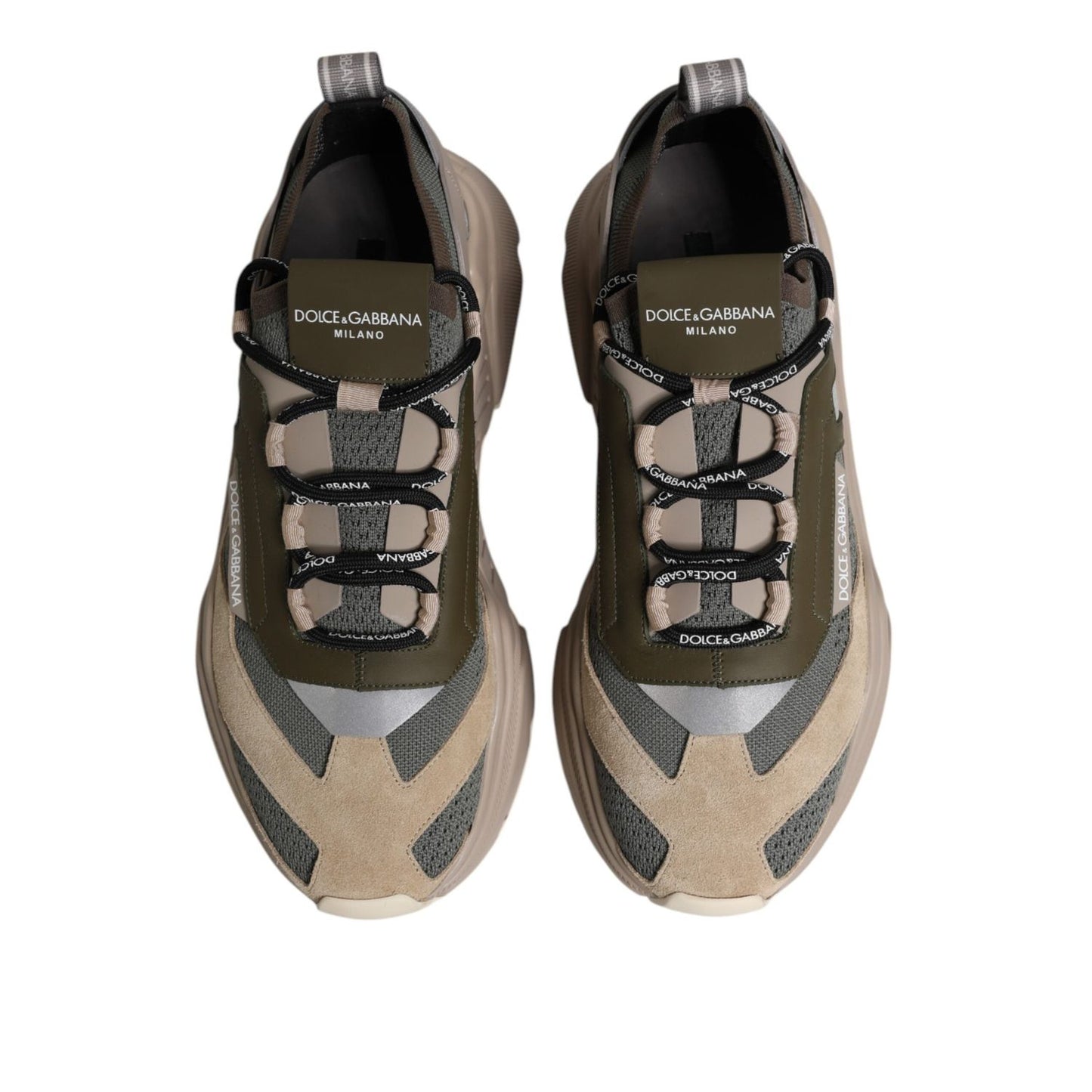 Dolce & Gabbana Multicolor Daymaster Low Top Sneakers Shoes MV7790-42.5