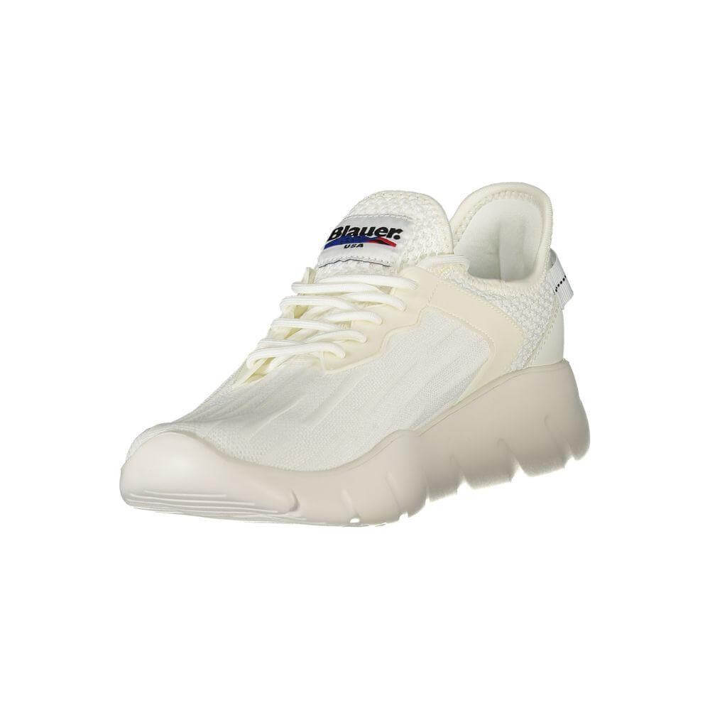 Blauer White Polyester Men Sneaker BL-39237-EU40/US7