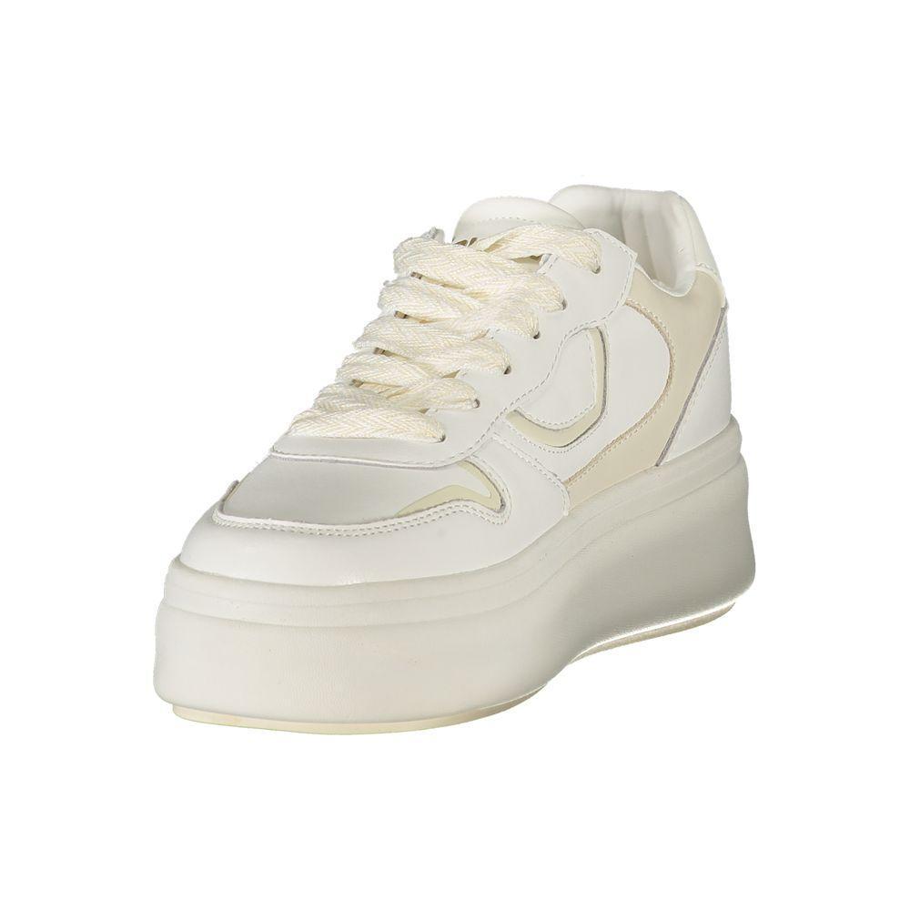 Blauer White Leather Women Sneaker BL-39258-EU36/US6