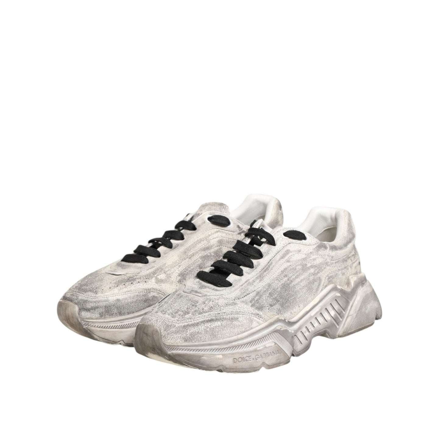 Dolce & Gabbana White Daymaster Low Top Men Sneakers Shoes MV7837-43