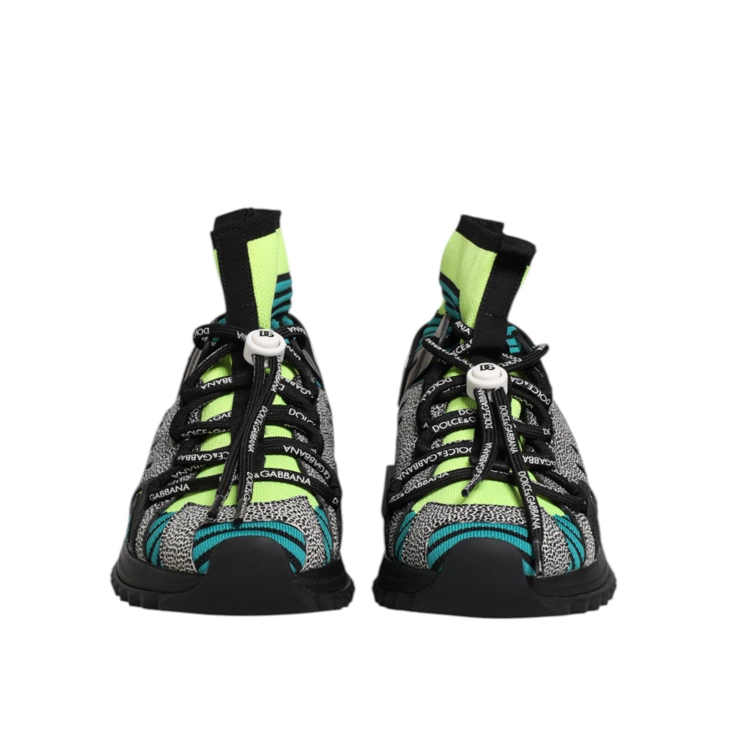 Dolce & Gabbana Multicolor Sorrento Socks Men Sneakers Shoes MV7847-40