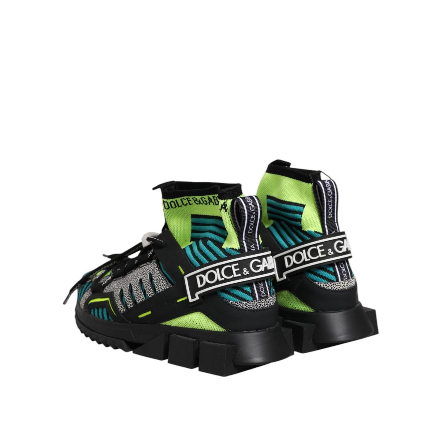 Dolce & Gabbana Multicolor Sorrento Socks Men Sneakers Shoes MV7847-40