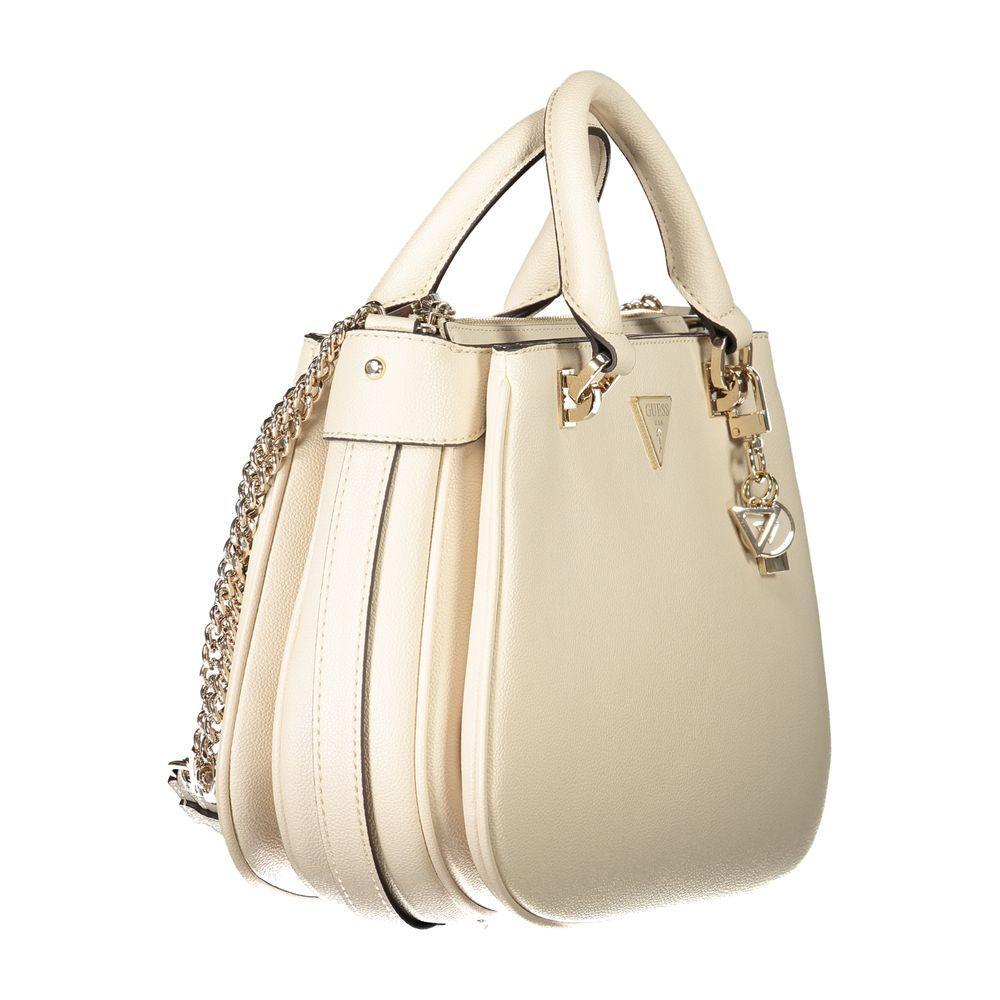 Guess Jeans Beige Polyethylene Handbag GU-33948