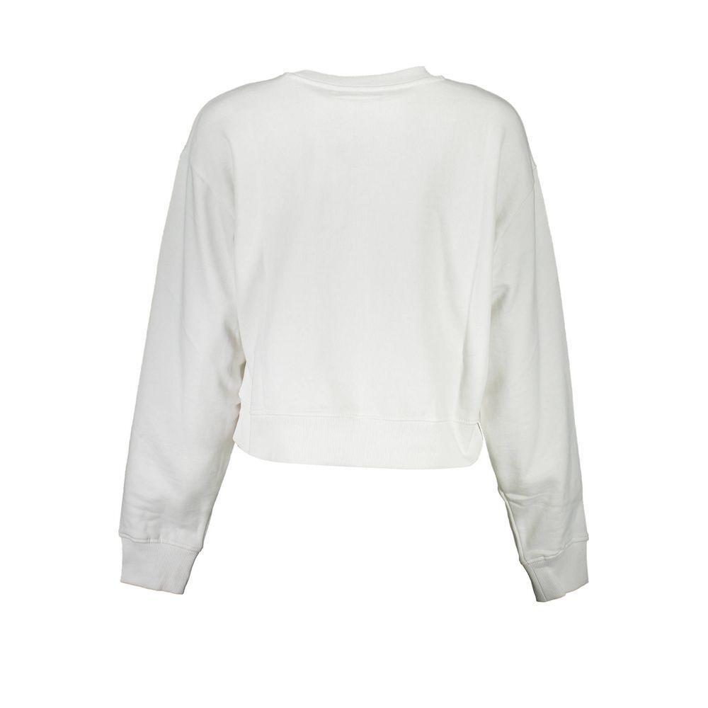 Guess Jeans White Cotton Sweater