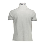 North Sails Gray Cotton Polo Shirt NO-12534-XL