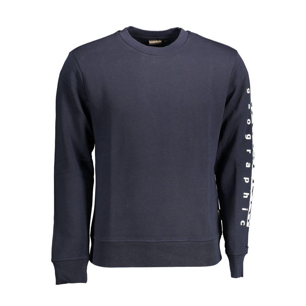 Napapijri Blue Cotton Sweater