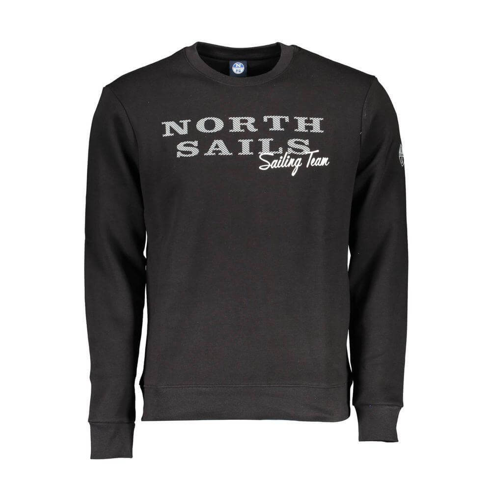 North Sails Black Cotton Sweater NO-16032-XL