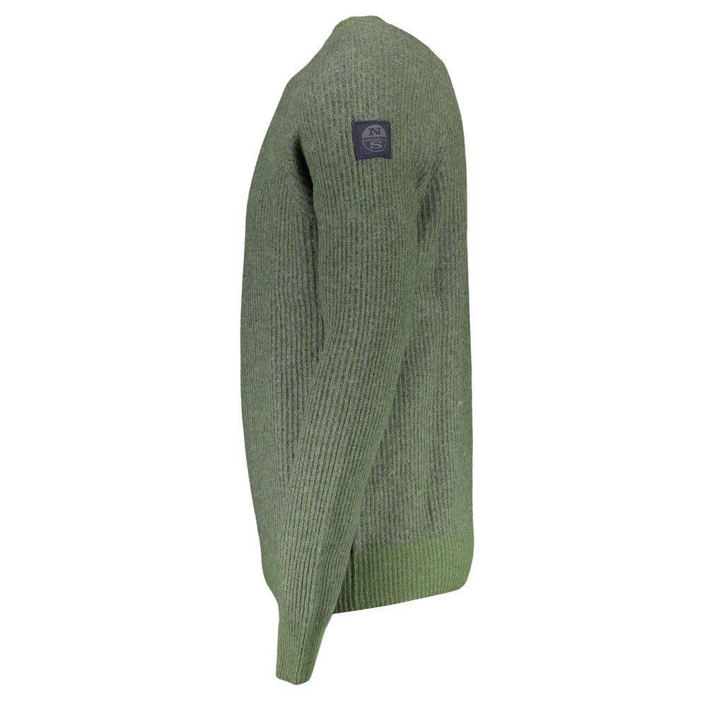 North Sails Green Wool Sweater NO-16268-XXL