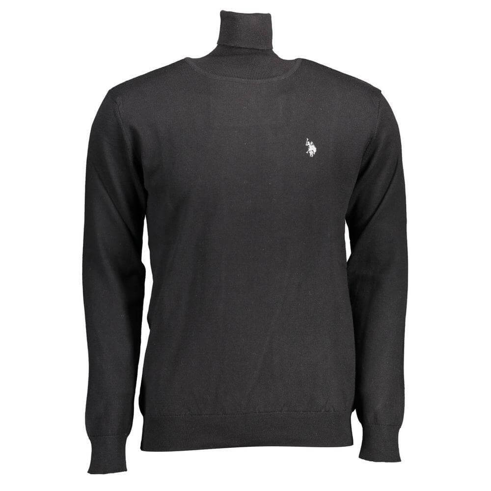 U.S. POLO ASSN. Black Cotton Sweater US-16901-L