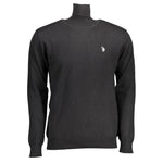 U.S. POLO ASSN. Black Cotton Sweater US-16901-L