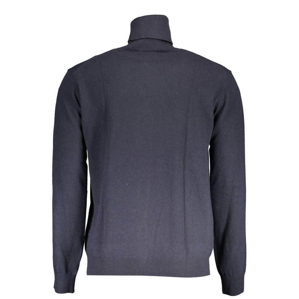 La Martina Blue Wool Sweater LA-17149-L