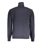 La Martina Blue Wool Sweater LA-17149-L
