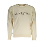 La Martina White Cotton Sweater LA-17162-M