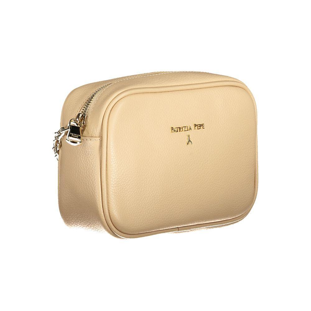Patrizia Pepe Beige Leather Handbag PA-28900