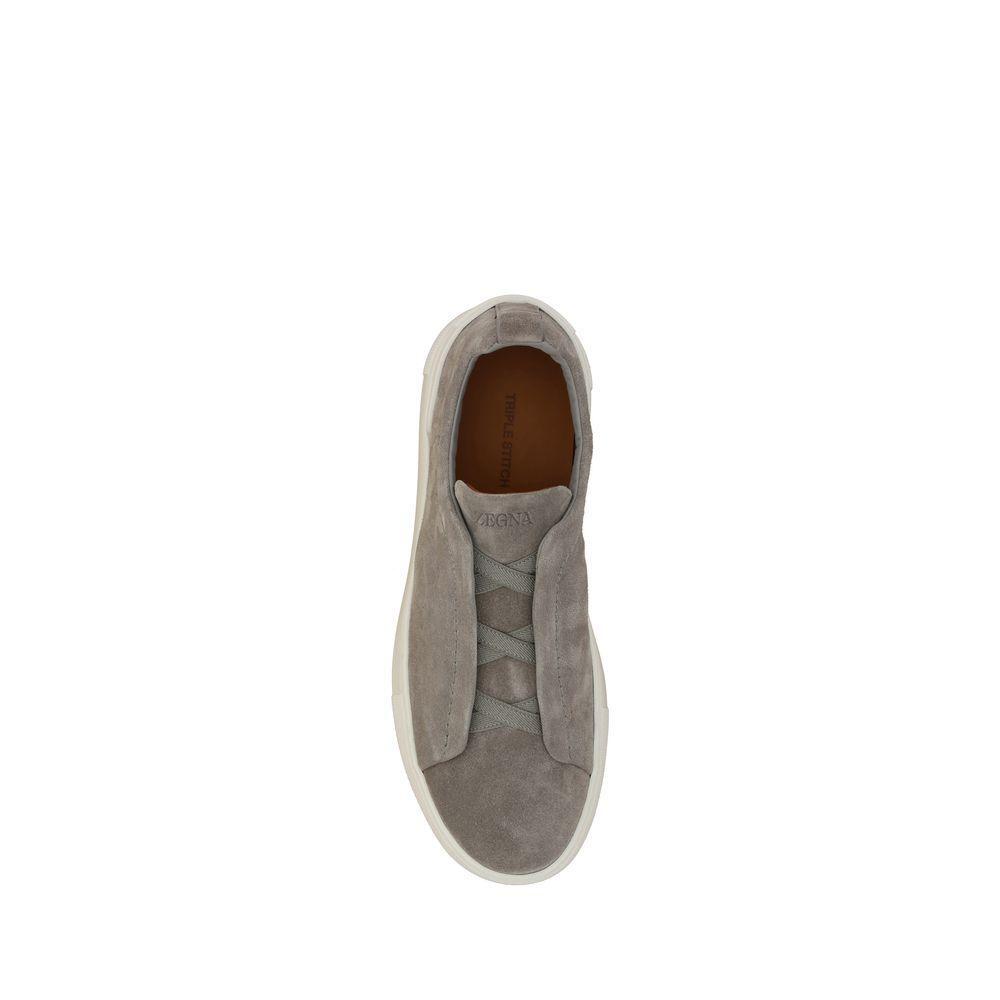 ZEGNA Suede leather Sneakers ZE-LHSOYS4667ZGME-EU43/US10