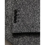 Dolce & Gabbana Black White Double Breasted Men Suit Blazer JKT41540-48