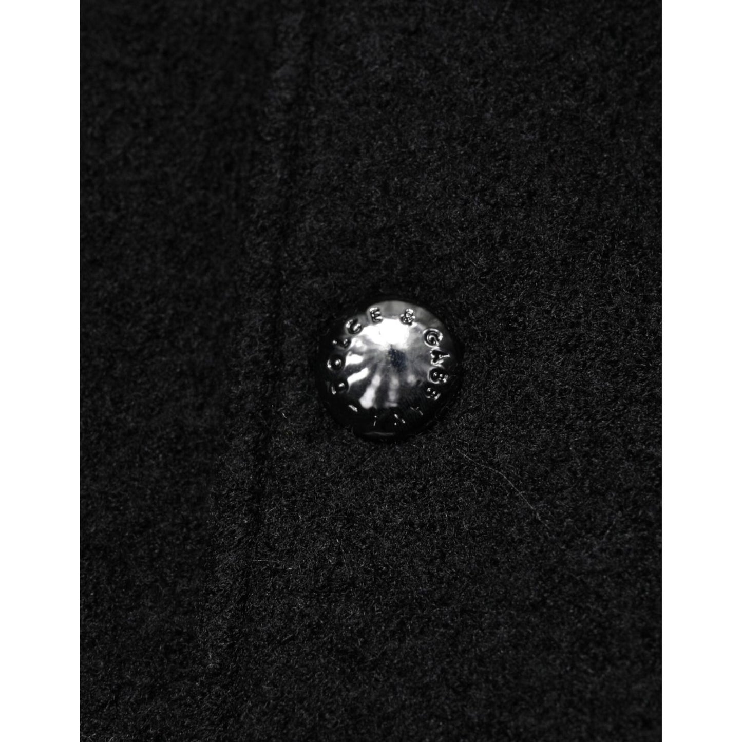 Dolce & Gabbana Black Wool Logo Plaque Bomber Jacket JKT41519-56
