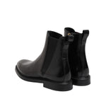 Dolce & Gabbana Black Chelsea Leather Mid Calf Boots Shoes MV7380-40