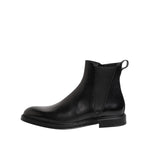 Dolce & Gabbana Black Chelsea Leather Mid Calf Boots Shoes MV7736-40