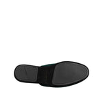 Dolce & Gabbana Green Velvet Cross Embellished Slippers Shoes MV7624-39