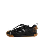 Dolce & Gabbana Black Logo Lace Up Low Top NS1 Sneakers Shoes MV7863-41