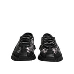 Dolce & Gabbana Black White NS1 Lace Up Low Top Sneakers Shoes MV7866-43