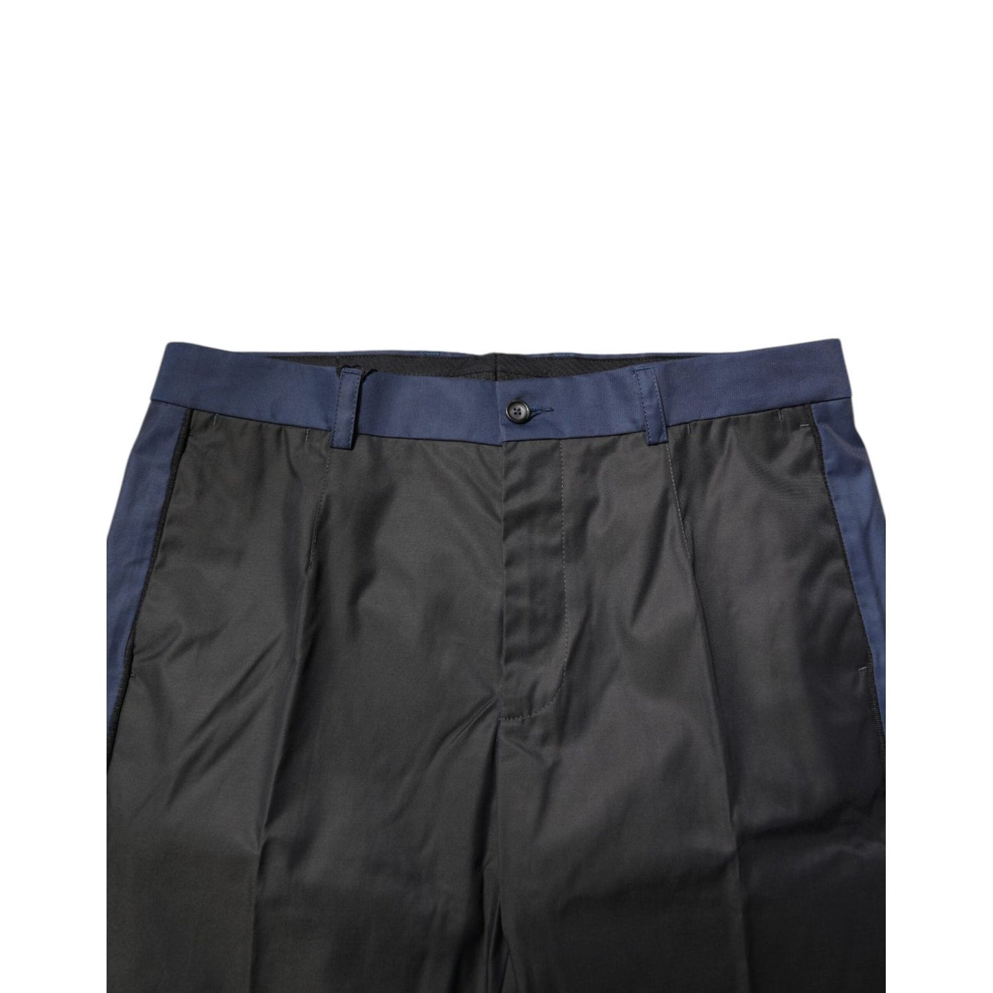 Dolce & Gabbana Gray Blue Cotton 3/4 Chinos Crop Trouser Pants PAN76638-44