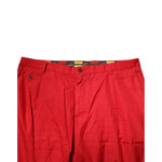 Dolce & Gabbana Red Cotton Pleated Men Formal Trouser Pants PAN76639-56