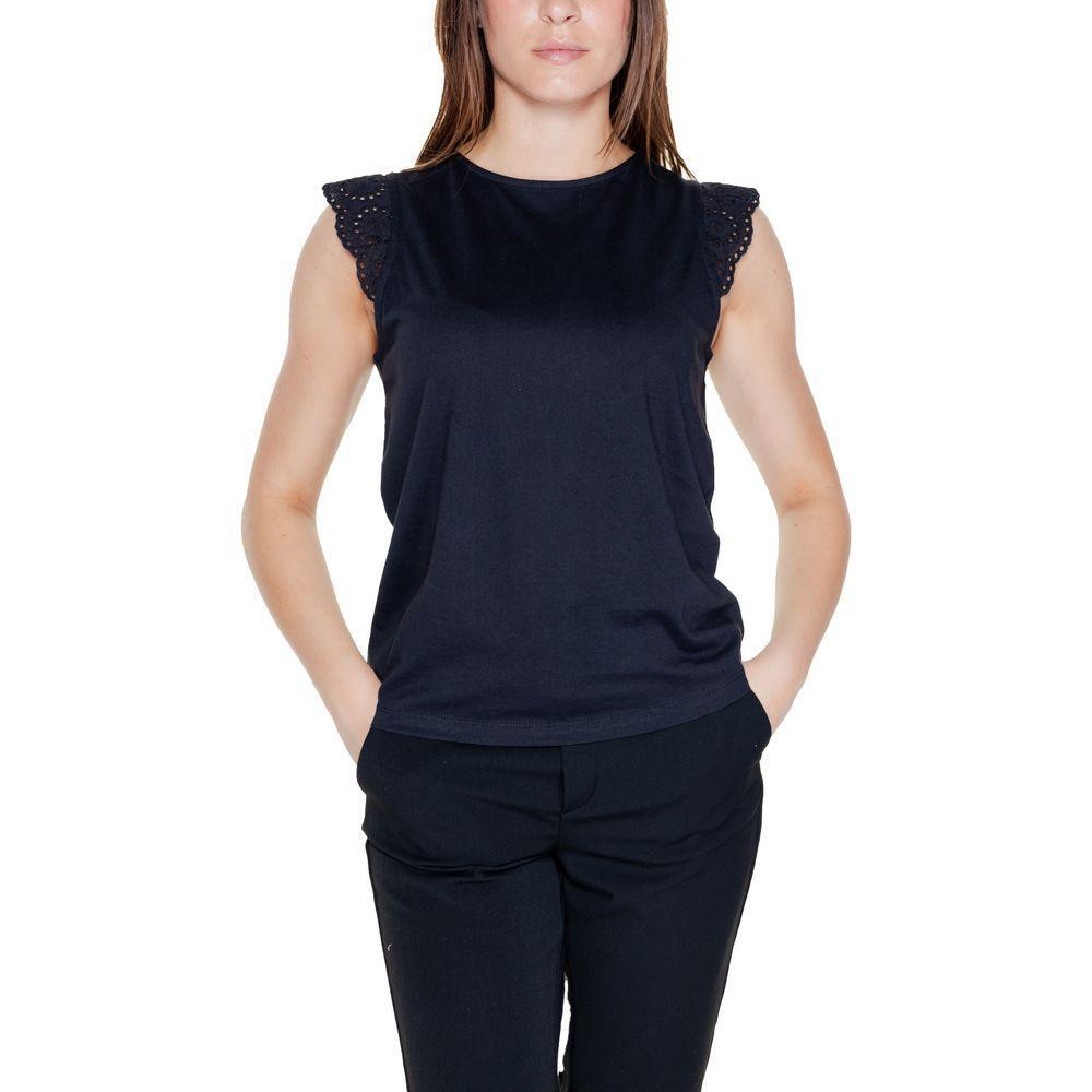 Vero Moda Black Recycled Cotton T-Shirt VE-14543500009-XL