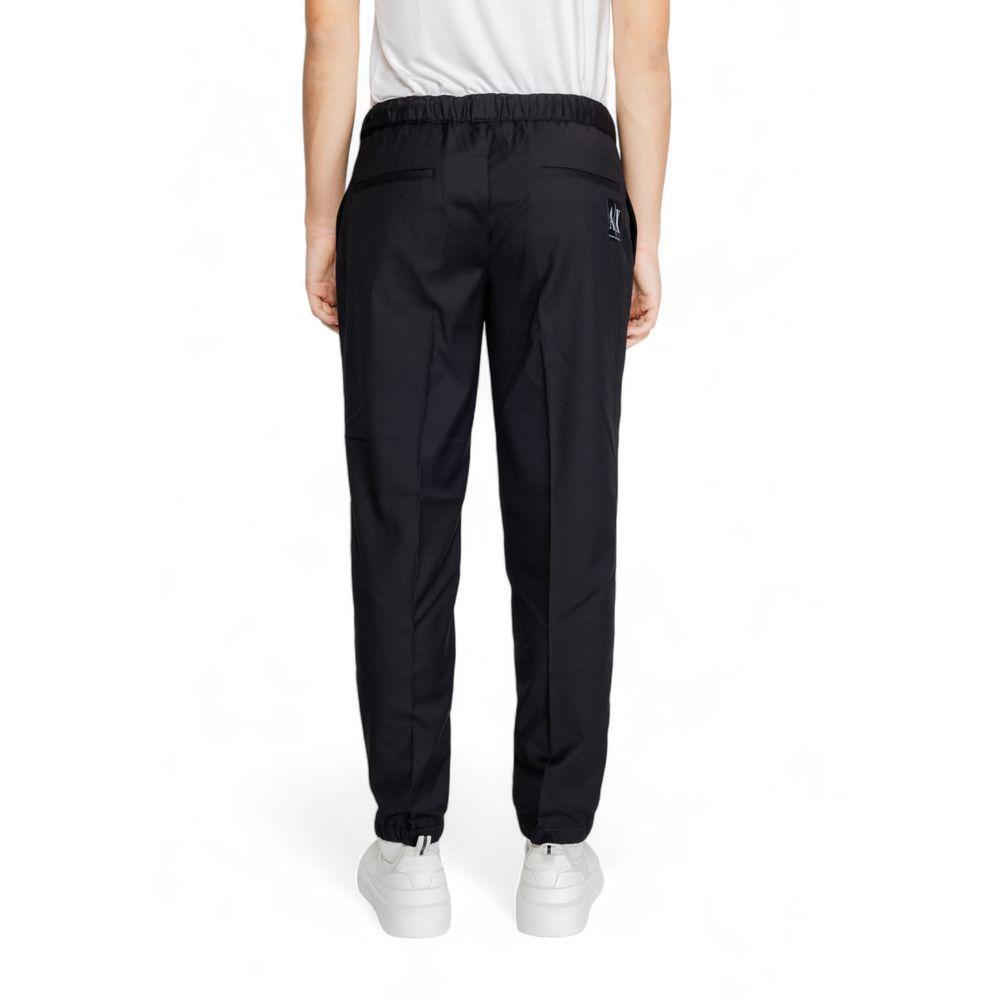 Armani Exchange Black Polyester Pant AR-14714500009-W29