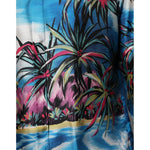 Dolce & Gabbana Multicolor Silk DG Long Sleeves Formal Shirt TSH91264-41