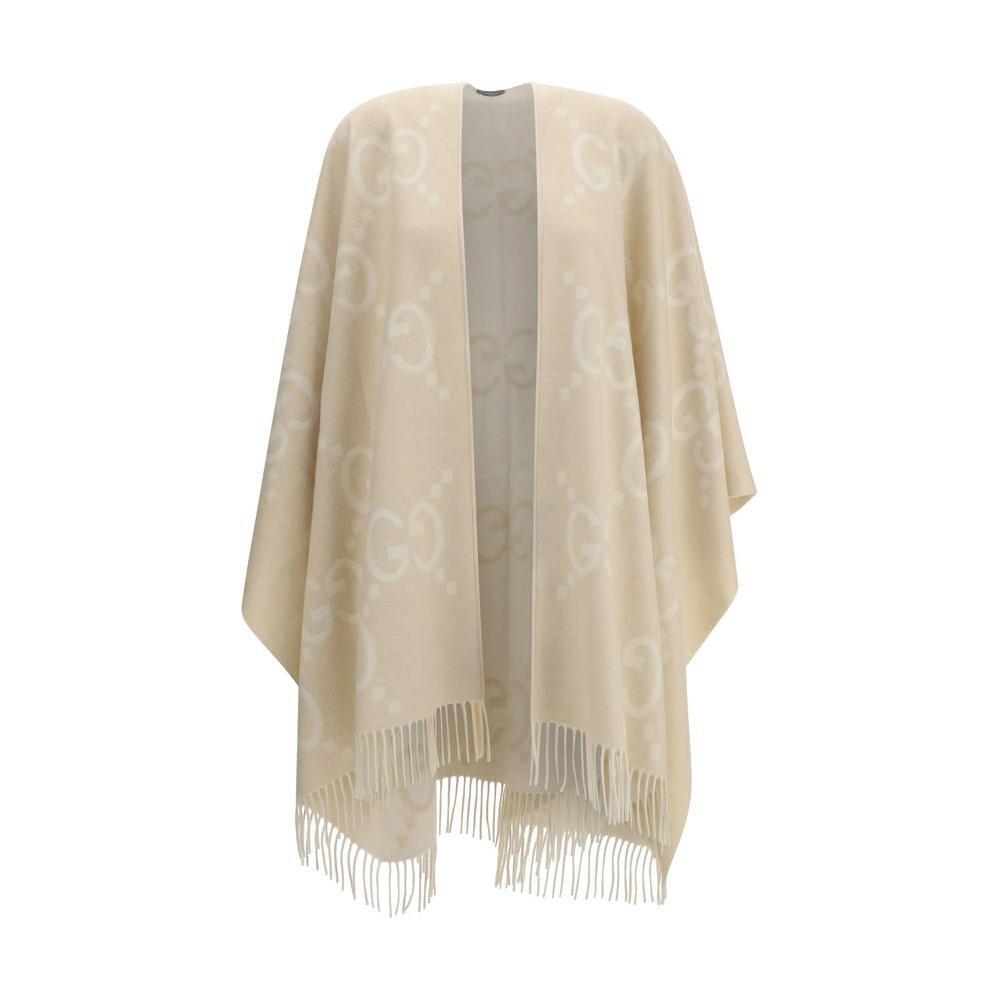 Gucci Cashmere Cape GU-7743084GABX9877-ONE SIZE