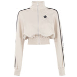 Comme Des Fuckdown Beige Cotton Sweater CO-15817-S