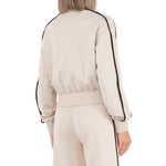 Comme Des Fuckdown Beige Cotton Sweater CO-15817-S